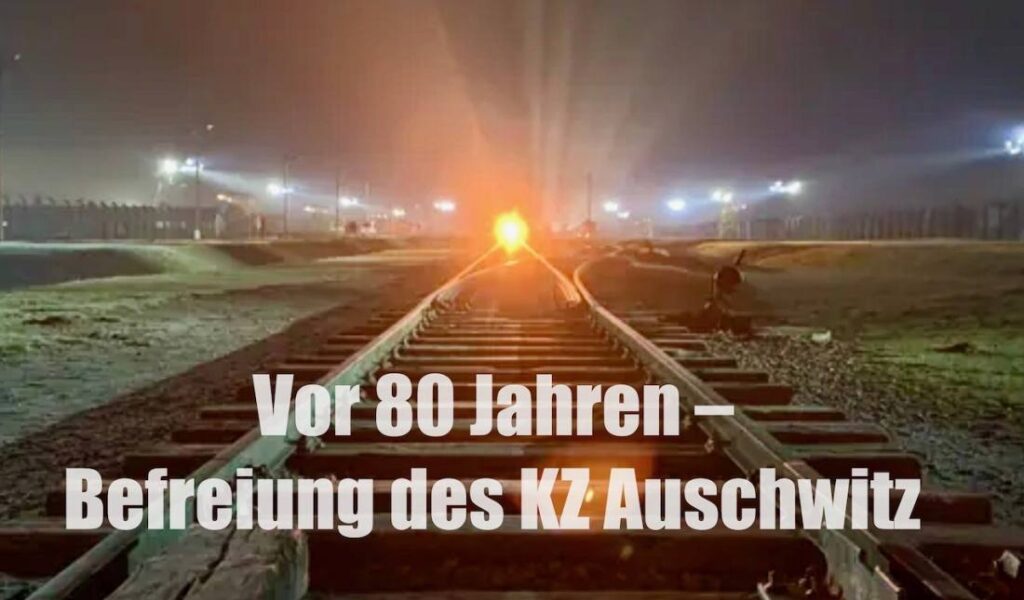 Restaurierte Gleise am ehemaligen Vernichtungslager Auschwitz-Birkenau.  (Quelle: F. Harms)